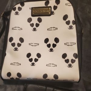 SOLD Betsey panda face backpack purse